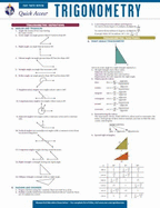 Trigonometry-Rea's Quick Access Reference Chart - The Staff Of Rea