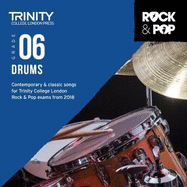Trinity College London Rock & Pop 2018 Drums Grade 6 CD Only