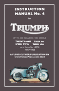 TRIUMPH 1957-1963 UNIT-CONSTRUCTION 350cc & 500cc TWINS - FACTORY MANUAL No.4 UP TO ENGINE No.H29733