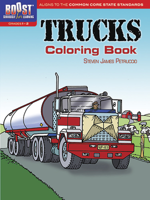 Trucks Coloring Book - Petruccio, Steven James