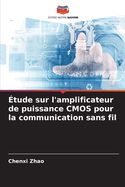 ?tude sur l'amplificateur de puissance CMOS pour la communication sans fil