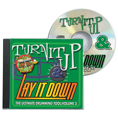 Turn It Up & Lay It Down, Vol. 3 - Rock-It Science: Play-Along CD for Drummers - 