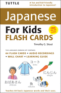 Tuttle Japanese for Kids Flash Cards Kit: [Includes 64 Flash Cards, Audio CD, Wall Chart & Learning Guide]