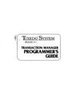 Tuxedo System Release 4.1 - UNIX System Laboratories
