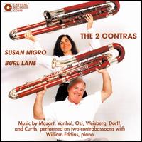 Two Contras - Burl Lane (contrabassoon); Robert P. Block (piano); Susan Nigro (contrabassoon); William Eddins (piano)
