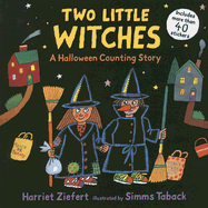 Two Little Witches: A Halloween Counting Story Sticker Book