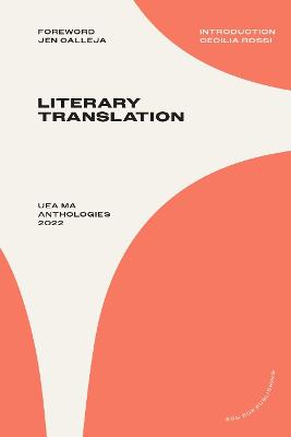 UEA MA Scriptwriting Anthology 2022 - Calleja, Jen (Foreword by)