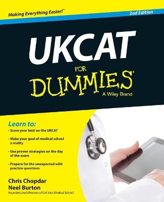 UKCAT For Dummies - Chopdar, Chris, and Burton, Neel