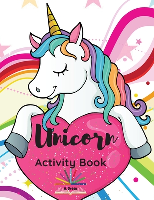 Unicorn Activity Book: and Coloring Pages, Learning Alphabet, Spot the ...