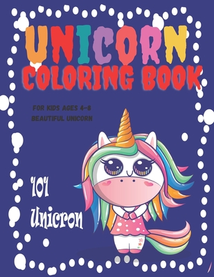unicron 101: unicorn coloring book for kids ages 4-8 us edition, beautiful unicorn - Book House, Sa