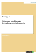 Unilaterale oder bilaterale Freistellungsvorbehaltsklauseln