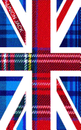 Union Jack: UK / British Gifts / Presents / Gift ( Tartan Union Jack Notebook )