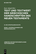 Untersuchungen und Erganzungsliste