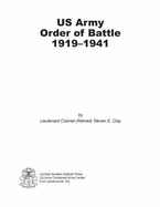 US Army Order of Battle, 1919-1941