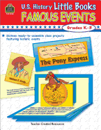 Us History Little Books: Famous Events