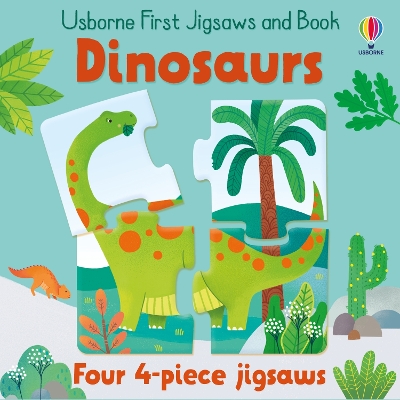 Usborne First Jigsaws and Book: Dinosaurs - Oldham, Matthew