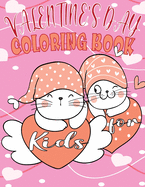 Valentine's Day Coloring Book for Kids: Valentine's day romance coloring book for kids - Fun and Easy Valentine's Day with Animal Theme, Heart, Mermaid Coloring Pages for Kids, and Toddlers.