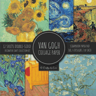 Van Gogh Collage Paper for Scrapbooking: Famous Paintings, Fine Art Prints, Vintage Crafts Decorative Paper