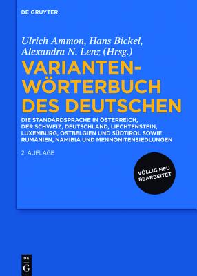 Variantenwrterbuch Des Deutschen - Ammon, Ulrich (Editor)