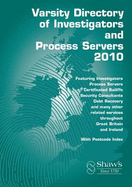 VARSITY DIRECTORY OF INVESTIGATORS & PROCESS SERVERS 2010