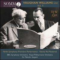 Vaughan Williams Live, Vol. 1 - Malcolm Sargent (conductor)