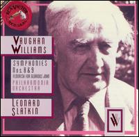 Vaughan Williams: Symphonies Nos. 8 & 9; Flouris for Glorious John - David K. Jones (cello); David Mason (flugelhorn); Hugh Bean (violin); Philharmonia Orchestra; Leonard Slatkin (conductor)