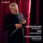 Vaughan Williams: Symphony No. 5; Finzi: Clarinet Concerto