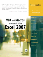 VBA and Macros for Microsoft Office Excel 2007 - Jelen, Bill, and Syrstad, Tracy