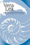 Vera Lex Vol 8: Journal of the International Natural Law Society