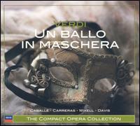 Verdi: Un Ballo in Maschera - Gwynne Howell (vocals); Ingvar Wixell (vocals); Jonathan Summers (vocals); Jos Carreras (vocals);...