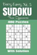 Very Easy Sudoku Nr.5: 480 puzzles with solution