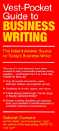 Vest-Pocket Guide to Business Writing - Dumaine, Deborah, and Better Communications