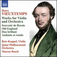 Vieuxtemps: Works for Violin and Orchestra - Kirill Bogatyrev (cello); Reto Kuppel (violin); Qatar Philharmonic Orchestra; Marcus Bosch (conductor)