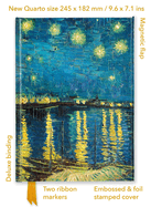 Vincent Van Gogh: Starry Night Over the Rhne (Foiled Quarto Journal)