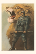 Vintage Journal Soldier and Roaring Lion
