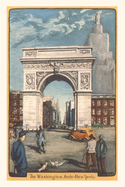Vintage Journal Washington Arch, New York City