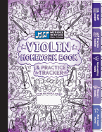 Violin Homework Book and Practice Tracker (Purple)