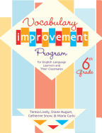 Vocabulary Improvement Program for English Language Learners and Their Classmates, 6th Grade