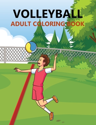 Volleyball Adult Coloring Book - Press, Sadhin