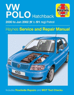 VW Polo Hatchback Petrol (00 - Jan 02) Haynes Repair Manual: 00-02