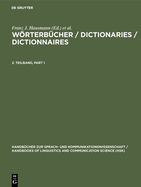 Wrterb?cher / Dictionaries / Dictionnaires. 2. Teilband