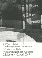 Wade Guyton: Zeichnungen von Drama und Frhstck im Atelier.Museum Brandhorst, Mnchen 28. Januar - 30. April 2017