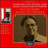 Walter Berry; Rudolf Buchbinder - Rudolf Buchbinder (piano); Walter Berry (baritone)