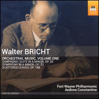 Walter Bricht: Orchestral Music, Vol. 1 - Fort Wayne Philharmonic; Andrew Constantine (conductor)