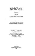 We the People: Indiana and the United States Constitution: Lectures in Observance of the Bicentennial of the Constitution - Furlong, Patrick J., and Indiana Association Of Historians, and Thornbrough, Emma Lou