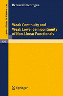 Weak Continuity and Weak Lower Semicontinuity of Non-Linear Functionals
