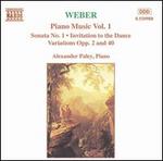 Weber: Piano Music, Vol. 1