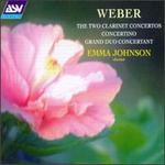 Weber: The Two Clarinet Concertos; Concertino; Grand Duo Concertant - Emma Johnson (clarinet); English Chamber Orchestra (chamber ensemble); Gordon Back (piano)