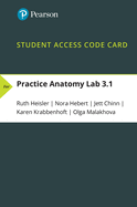 Website Access Code Card for Practice Anatomy Lab 3.1 Lab Guide
