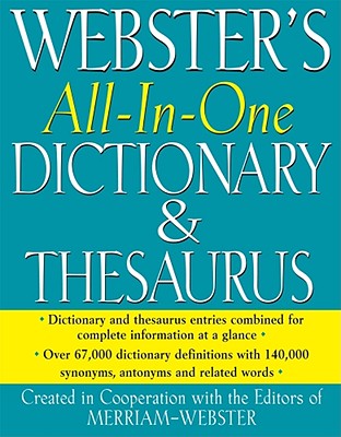 Webster's All-In-One Dictionary & Thesaurus - Merriam-Webster (Creator)